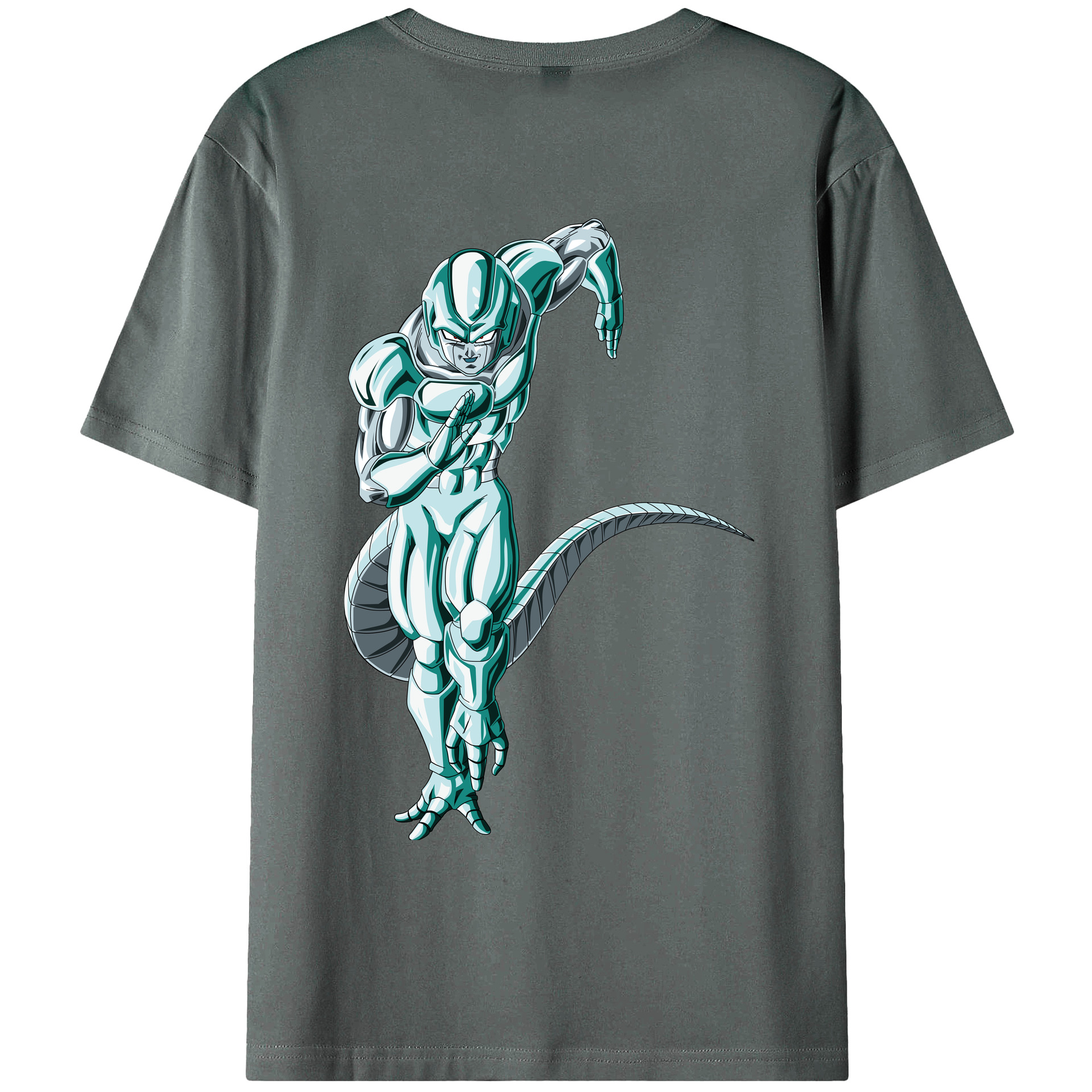 （画像用） ドラゴンボール フリーザ DRAGON BALL Frieza 綿100％ メンズ半袖Tシャツ（バックプリント） 通気性